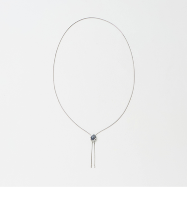 オーバルカラー スライド Yネックレス