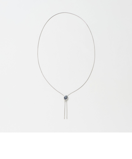 オーバルカラー スライド Yネックレス