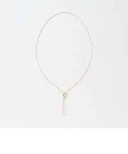 オーバルカラー スライド Yネックレス