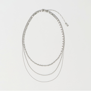 3WAY デザインチェーン 3連 ネックレス