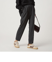 ［size SHORT/TALLあり］ライト サキソニー テーパード パンツ ウォッシャブル