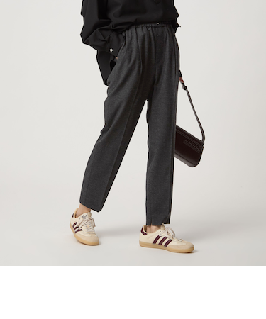 ［size SHORT/TALLあり］ライト サキソニー テーパード パンツ ウォッシャブル