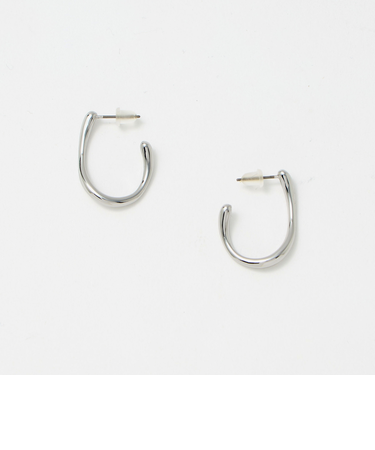 ドロップフープ ウェーブ ピアス
