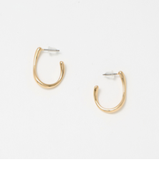 ドロップフープ ウェーブ ピアス