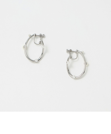 ドロップフープ イヤリング