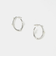 ドロップ フープ ピアス