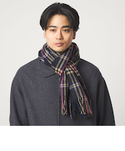 <MOON>チェック 50 マフラー