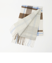 ウールリバーシブル チェックマフラー