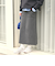 【WEB限定】＜at ease＞ニット タイト スカート ウォッシャブル