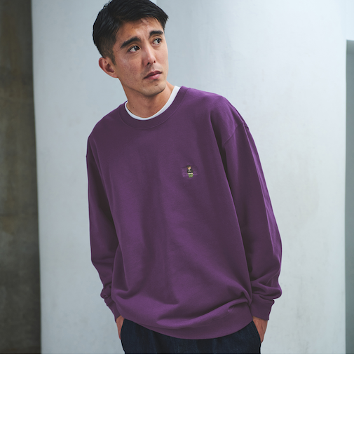 【別注】<ROSTER BEAR>GLR 刺しゅう ロゴ スウェット