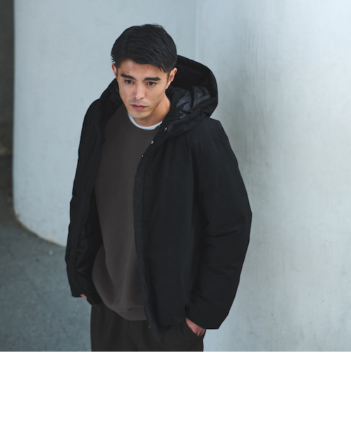 T/W フード ダウン ブルゾン｜グリーンレーベル リラクシングの通販