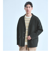 ウール ナイロン リバー ジャコット アウター