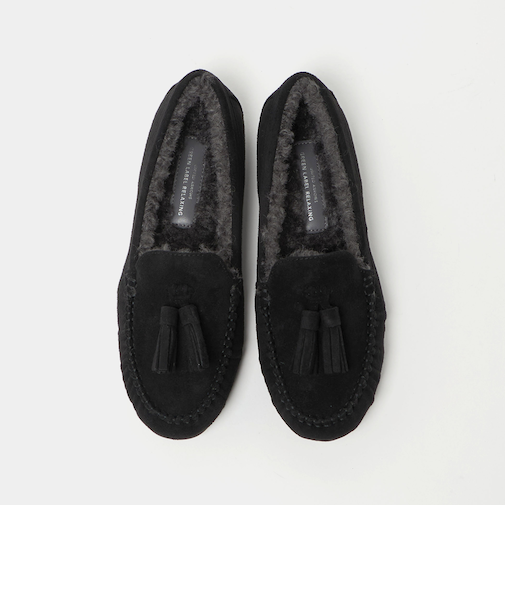 【WEB限定】ウォームタッセル モカシン 撥水