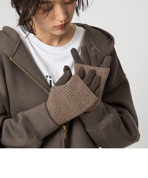 アームウォーマー 3WAY グローブ / 手袋　タッチパネル対応