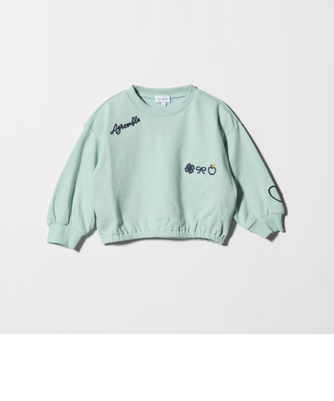 チェーンステッチ 裏毛プルオーバー / トレーナー100cm-160cm