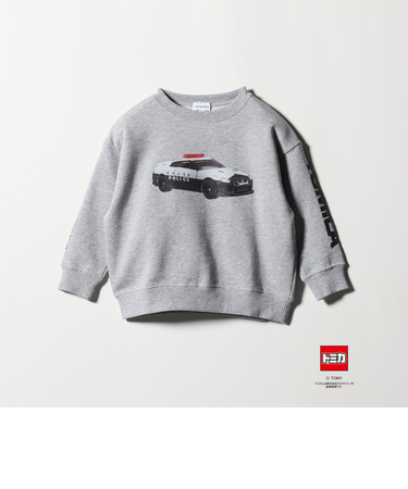 【別注】＜TOMICA＞袖ロゴ 裏毛スウェット / トレーナー / キッズ  100cm-130cm