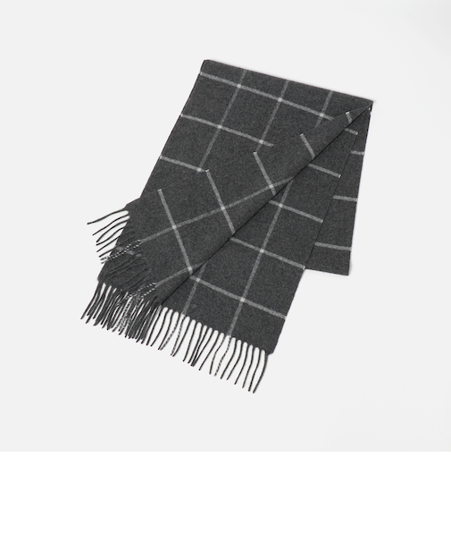 カシミヤ 100 トラッド マフラー