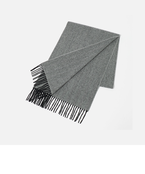 カシミヤ 100 トラッド マフラー