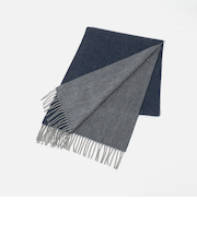 カシミヤ 100 リバー マフラー