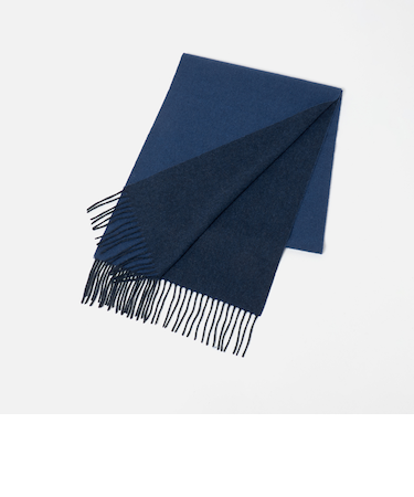 カシミヤ 100 リバー マフラー