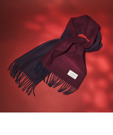 カシミヤ 100 リバー マフラー