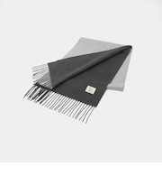 ＜North Peace＞シルク/WO/カシミヤ リバーシブル マフラー