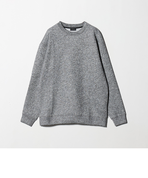 メランジ ダブルフェイス クルーネック カットソー