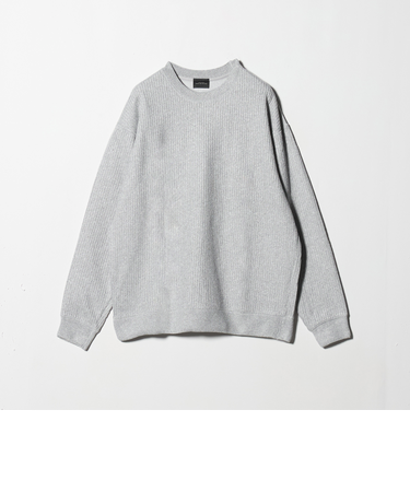 メランジ ダブルフェイス クルーネック カットソー