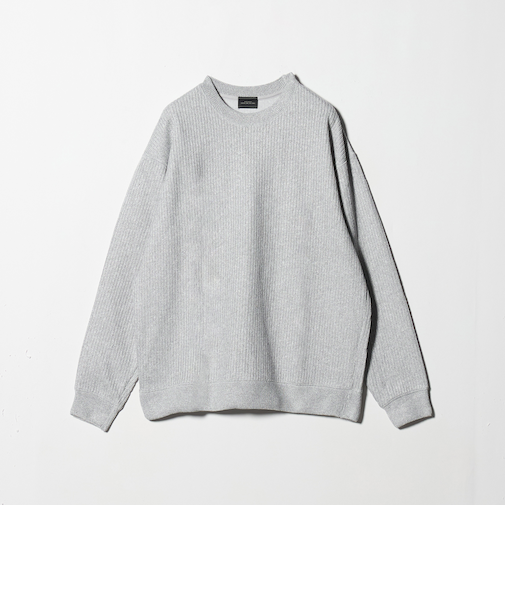 メランジ ダブルフェイス クルーネック カットソー