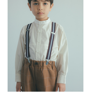 バンドカラーシャツ / キッズ 110cm-130cm