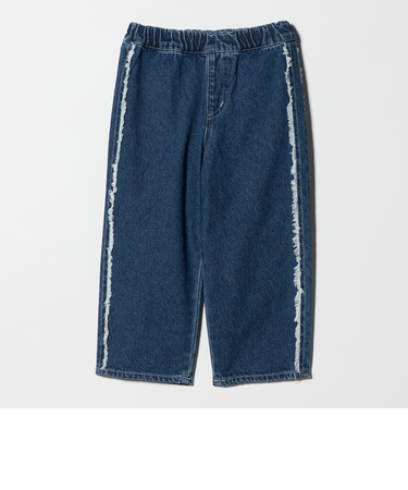 フリンジデザイン デニム パンツ / キッズ 100cm-160cm