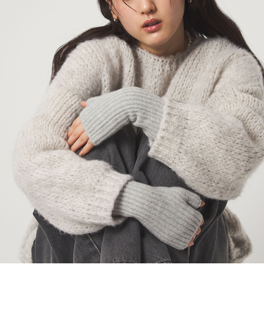 【別注】＜Johnstons of Elgin＞ニットグローブ / 手袋