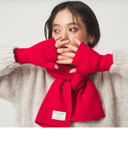 【別注】＜Johnstons of Elgin＞ニットグローブ / 手袋