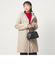 キルティング ライト ダウン コート 撥水