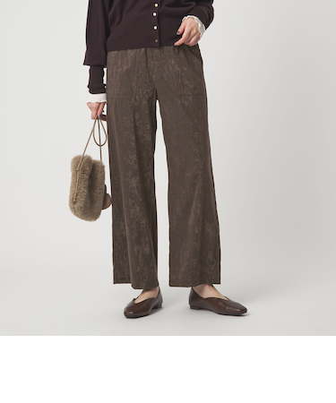 フィブリルサテン パンツ