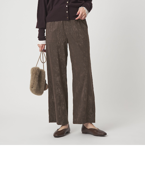 フィブリルサテン パンツ