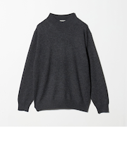 シルク ミックス モックネック ニット