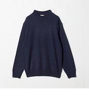 シルク ミックス モックネック ニット