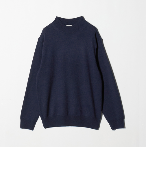 シルク ミックス モックネック ニット