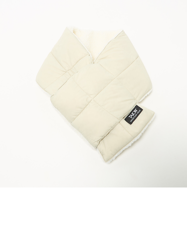 ＜TAION＞マウンテン リバーシブル ダウンボア マフラー