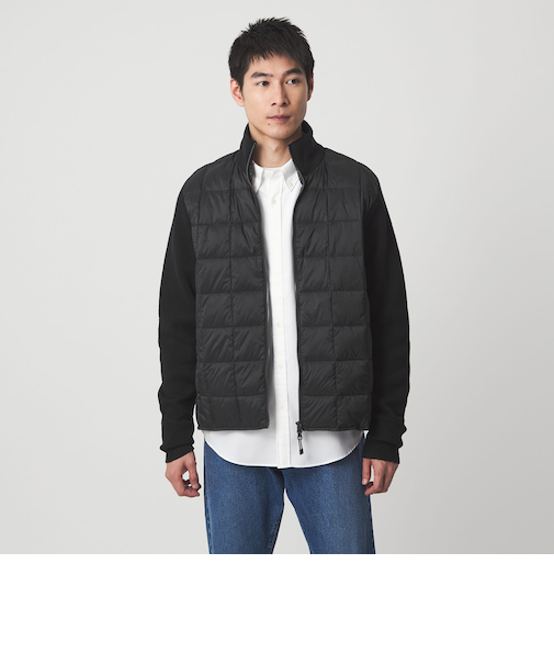 ＜TAION＞ニット スリーブ ダウンジャケット