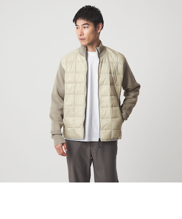 ＜TAION＞ニット スリーブ ダウンジャケット