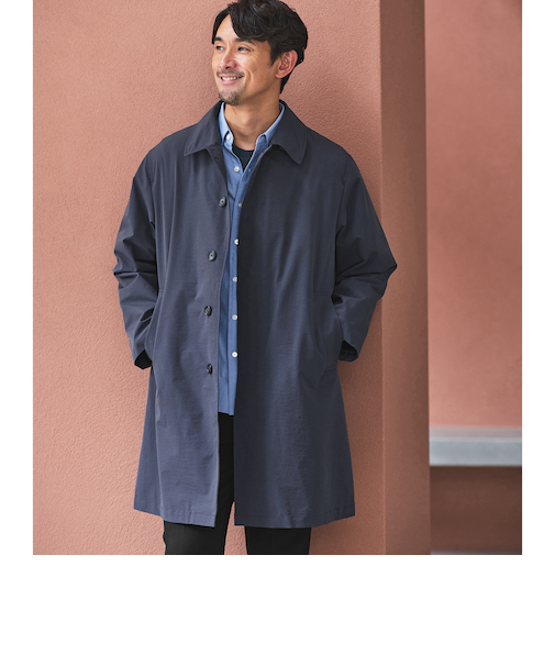 【WEB限定】JUST fit 3WAY ステンカラーコート -はっ水-