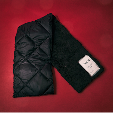 ＜TAION＞シティ リバーシブル ダウンマフラー