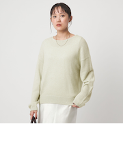 スパンコール ニット プルオーバー ウォッシャブル