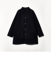 ウールナイロン リバー ステンカラーコート