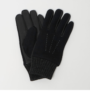 フランネル×ラムレザー グローブ -タッチパネル対応-