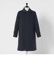 Ballis バリス モッサー バルカラー ネイビー ステンカラーコート