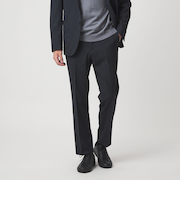 A+ ポリエステルツイード スタンダード イージー スラックス -ウォッシャブル・ストレッチ-