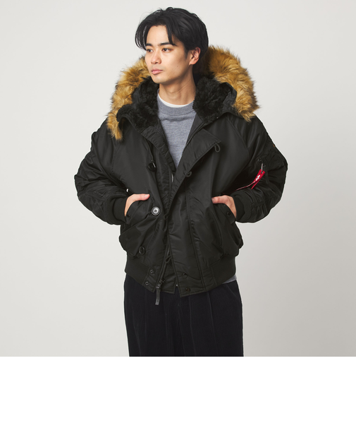 <ALPHA INDUSTRIES>N-2B ショート フライトジャケット